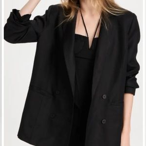 Lioness double breasted black blazer